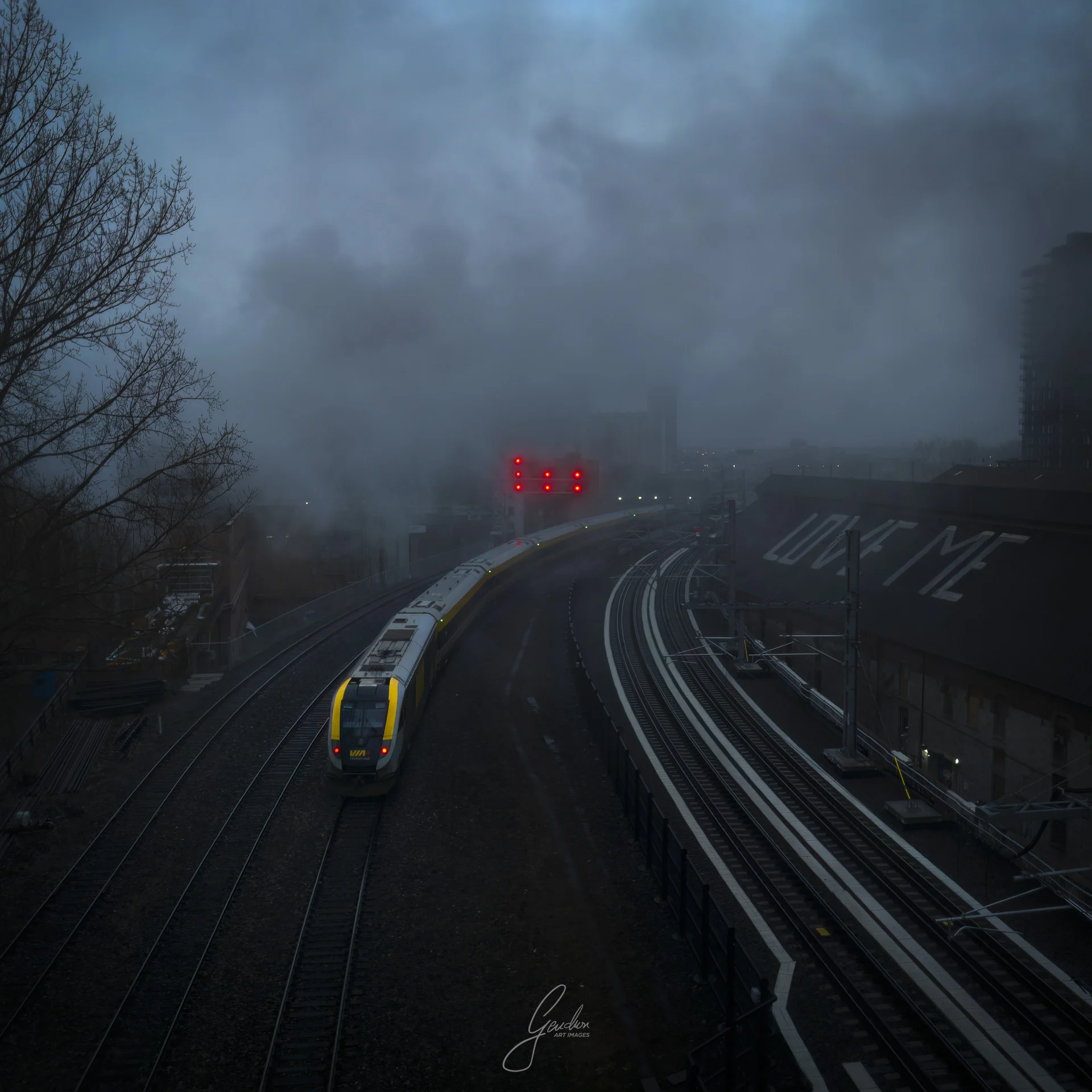 Entre rails et brumes